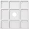 Ekena Millwork Rubik Architectural Grade PVC Contemporary Ceiling Medallion, 18"OD x 3"ID x 6 1/4"C x 1"P CMP18RK-03000 - alternate 1